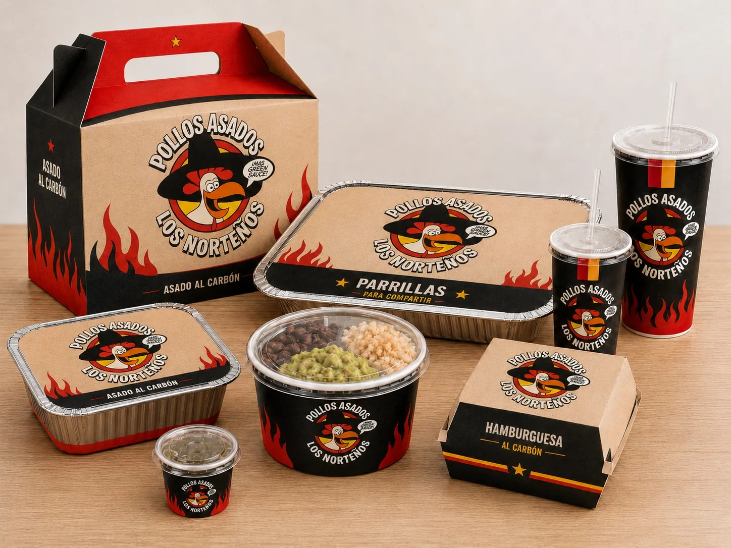 Pollos Asados Los Norteños: Sistema de packaging